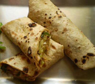 vegetable chapati roll1