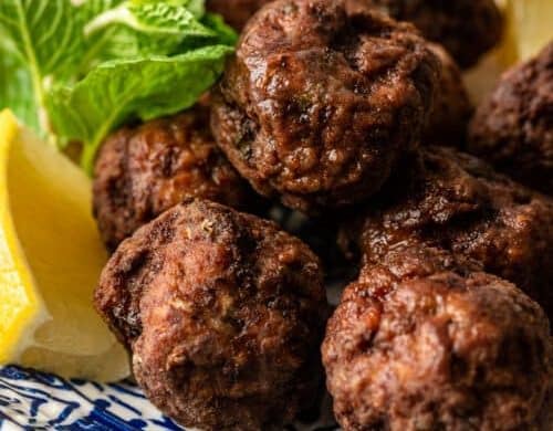 Greek style Lamb Meatballs