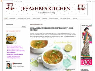 Jeyashri Suresh - Jeyashri's Kitchen