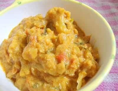 Cauliflower in Curd Gravy