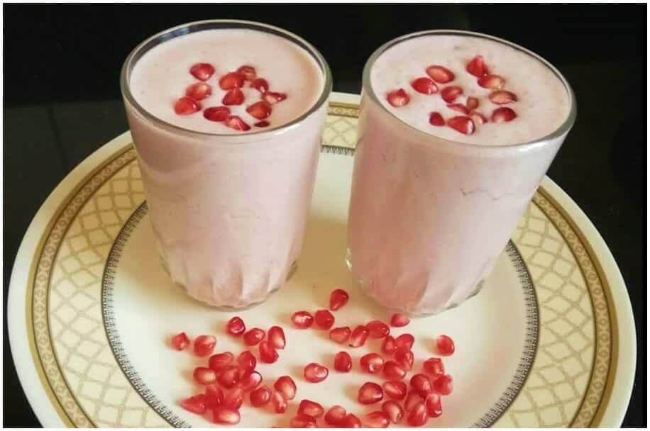 Pomegranate Lassi / Anardana Lassi