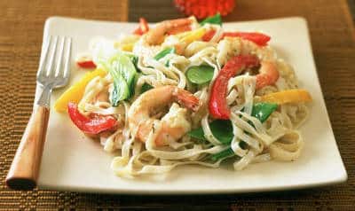 Coconut Prawn Noodles