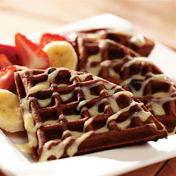 Chocolate waffles