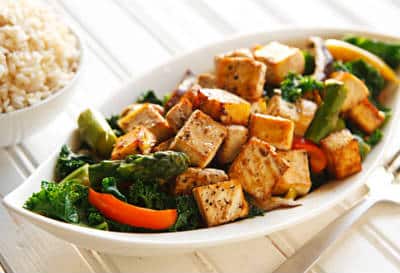 Garlic Pepper and Tofu Stir-Fry