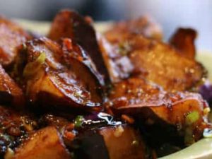 Hot and Sour Brinjals