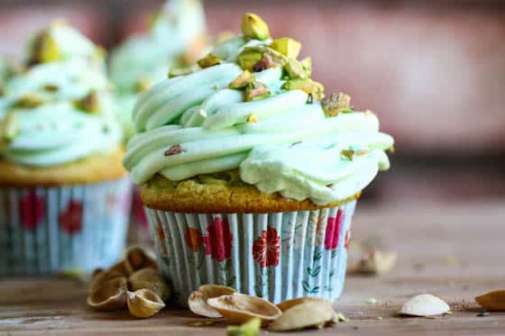 Pistachio Cupcake