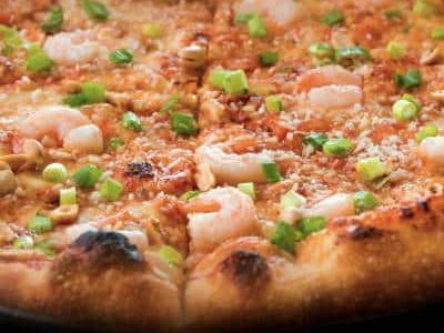 Thai Shrimp Pizza