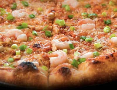 Thai Shrimp Pizza