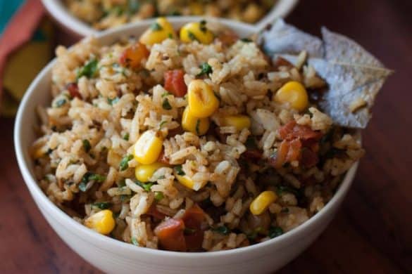 Tomato Corn Pulao