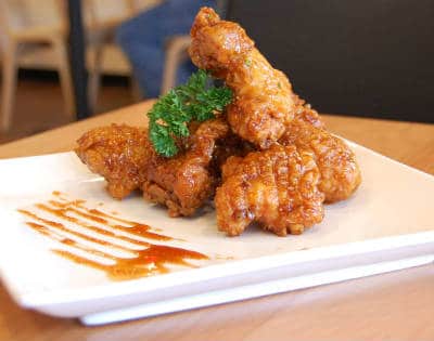 Korean Fried Chicken with Soy Garlic Glaze