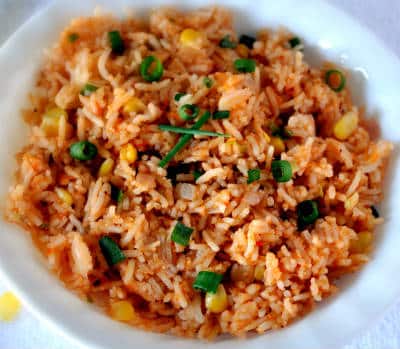 Tomato Corn Pulao