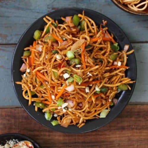 Crispy Chinese Noodles Chaat