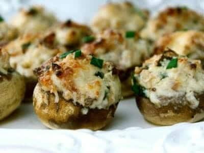 Stuffed Spicy Mushrooms