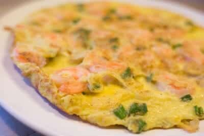 Shrimp Omelette