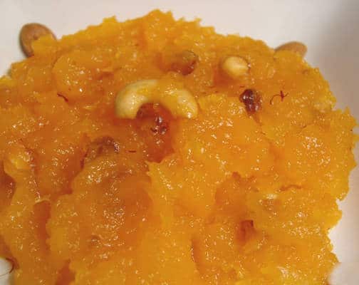 Pumpkin Halwa with Milk