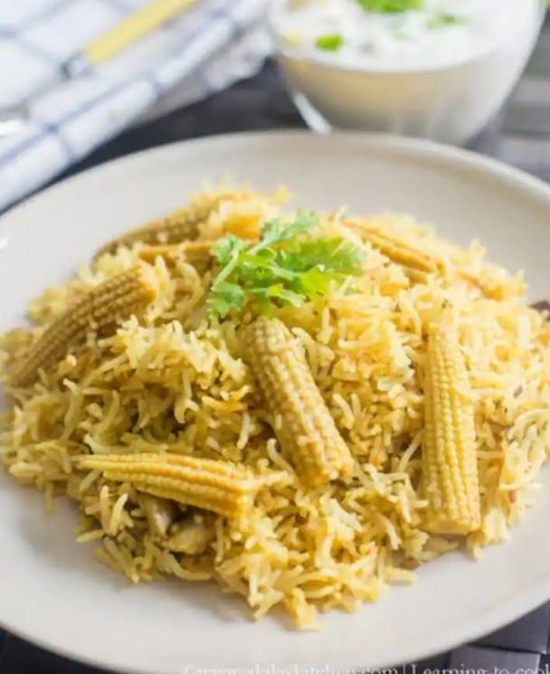 Baby Corn Rice 5 Baby Corn Rice