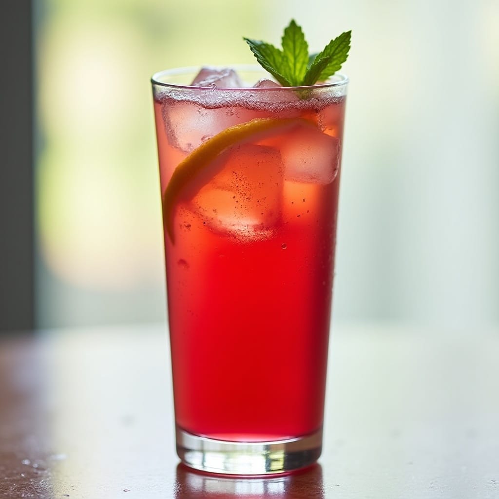 Hibiscus Honey Iced Tea