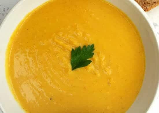 Carrot, Coconut and Dal Soup