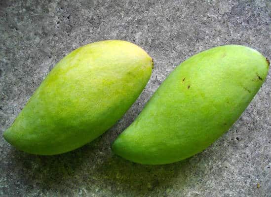 green mangoes