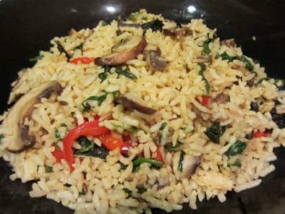Mushroom Masala Rice