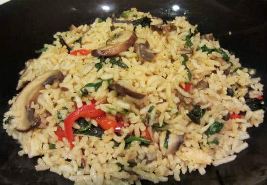 Mushroom Masala Rice