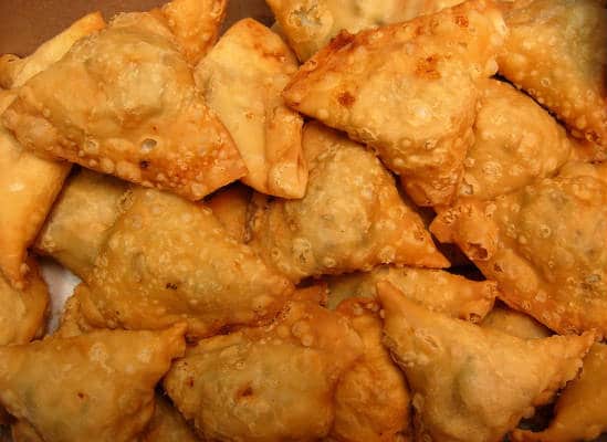 Cashew Samosa samosas - Cashew Samosa