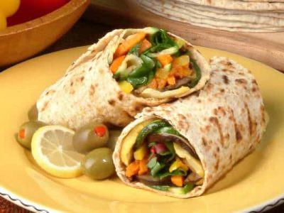 Spicy Vegetable Wrap