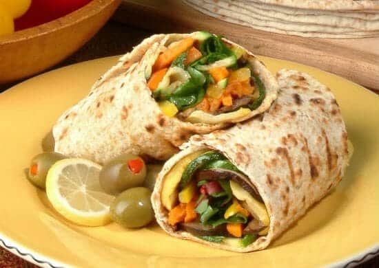 Spicy Vegetable Wrap