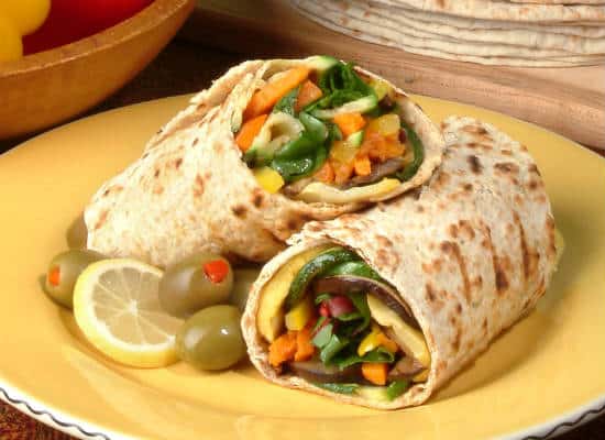 Spicy Vegetable Wrap