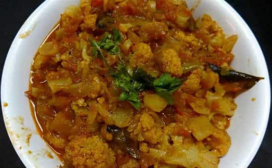 Cauliflower Tomato Curry