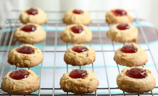 Coconut Jam Drops