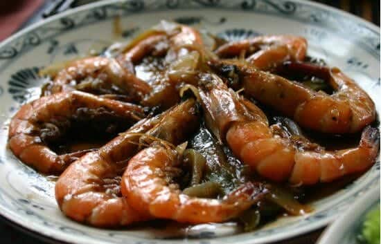 King Prawns in Tamarind Sauce