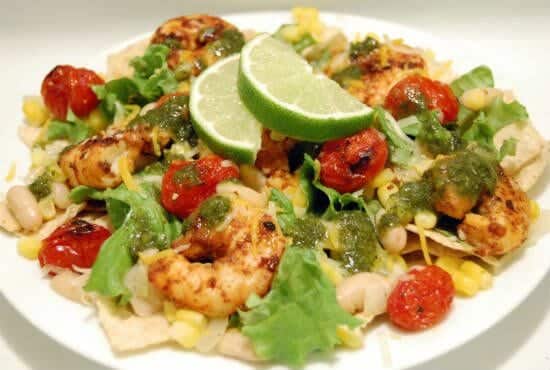 Shrimp Taco Salad