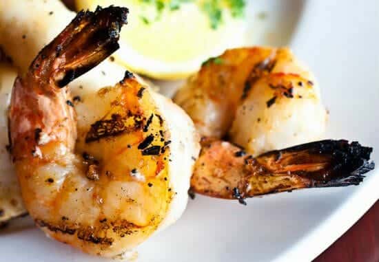 Grilled Lemon Shrimp