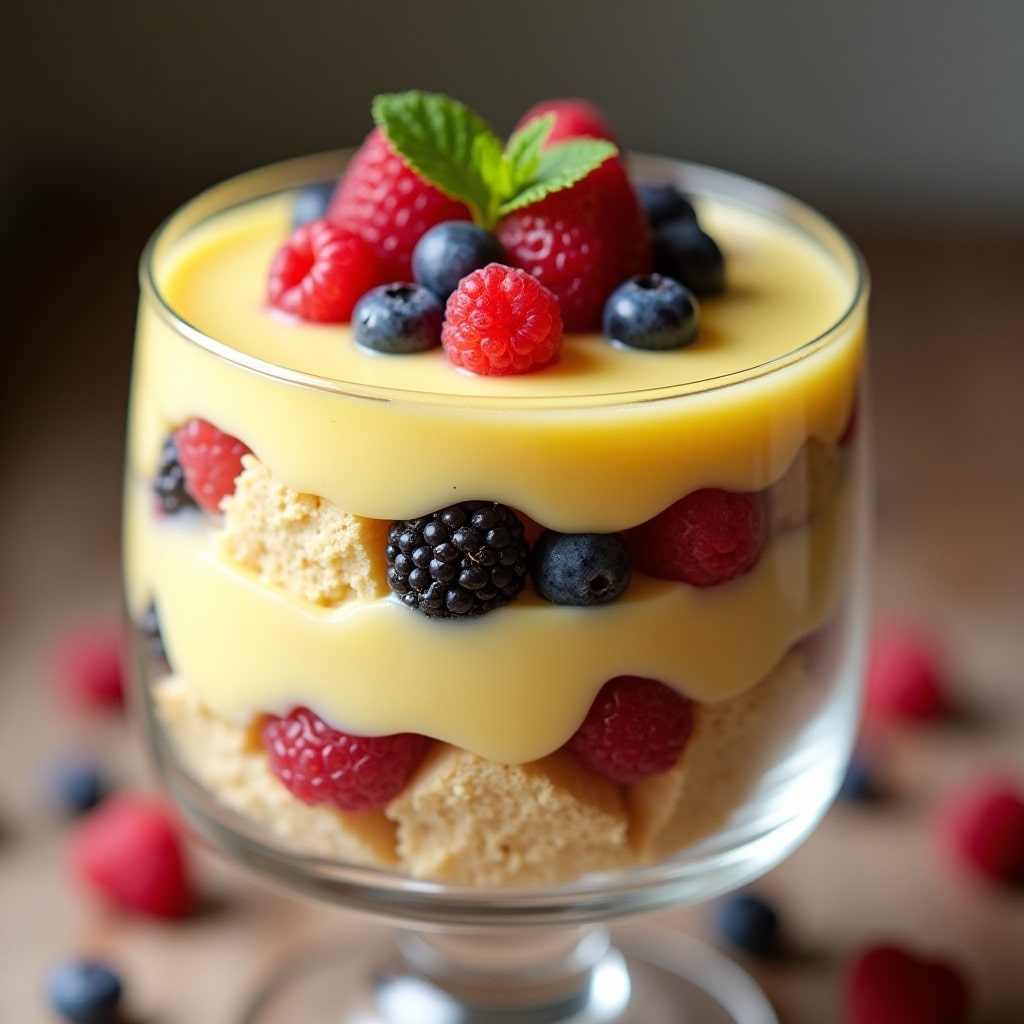 What Are the 25 New Years Party Food Ideas to Try This Year? 16 Berry Custard Trifle