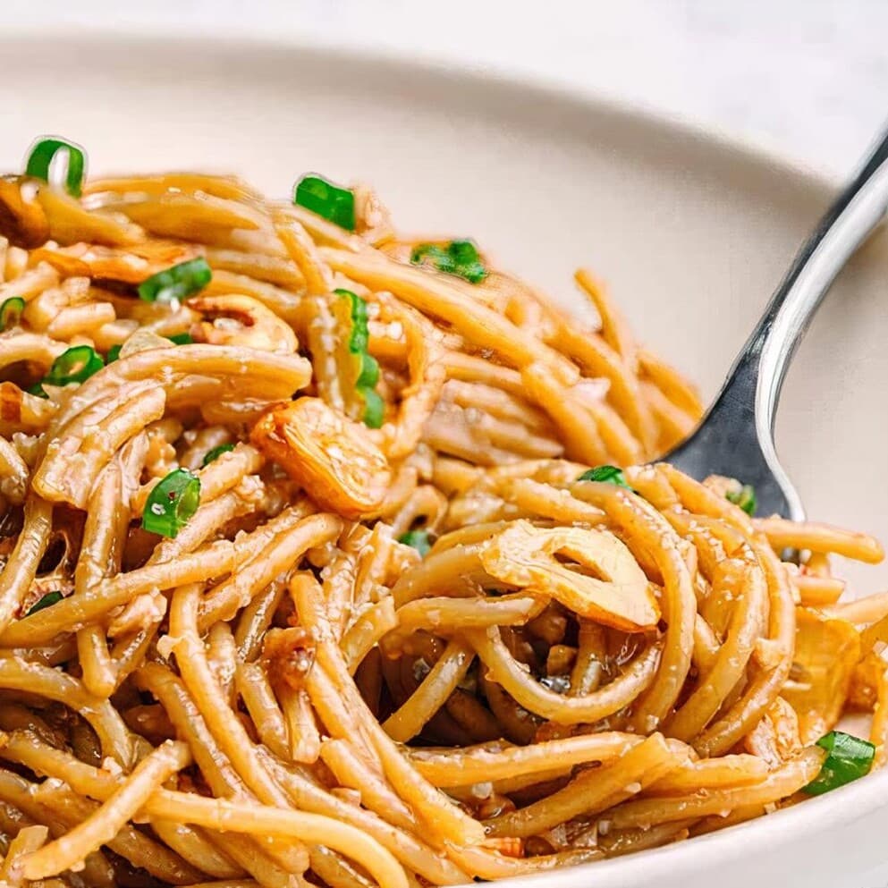 Chicken Pasta with Peanut Butter Sauce