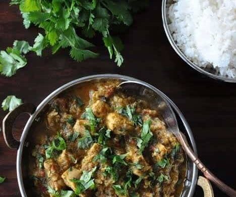 Coriander Chicken Curry