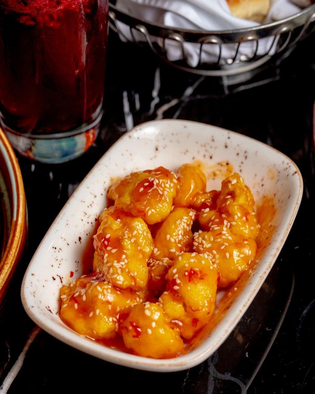 What Are the 25 New Years Party Food Ideas to Try This Year? 20 Honey Chilli Cauliflower Bites (Gobi Bites)