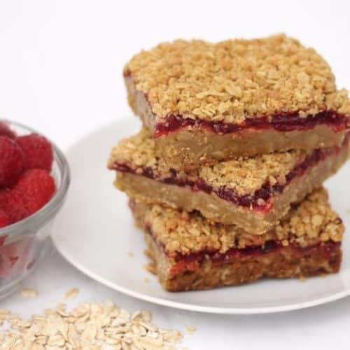 Raspberry Oatmeal Bars