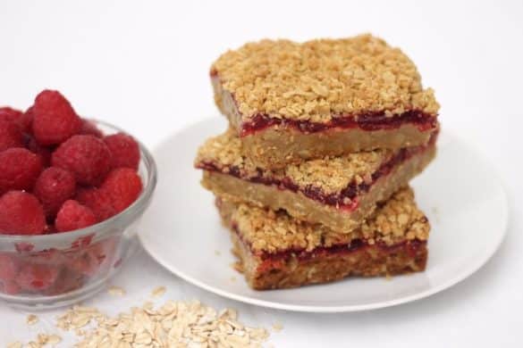 Raspberry Oatmeal Bars