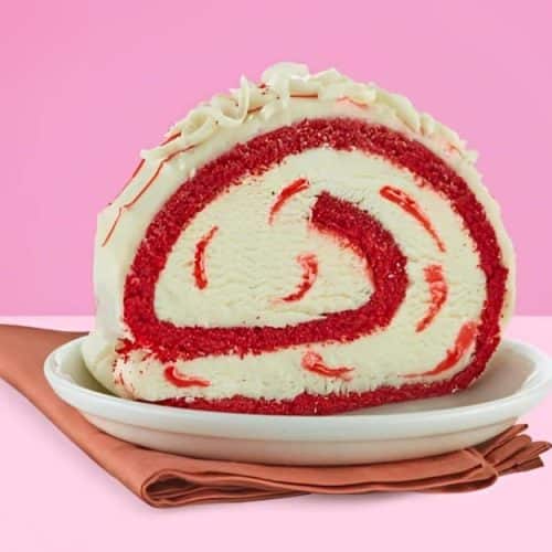 Red and White Chocolate Roll
