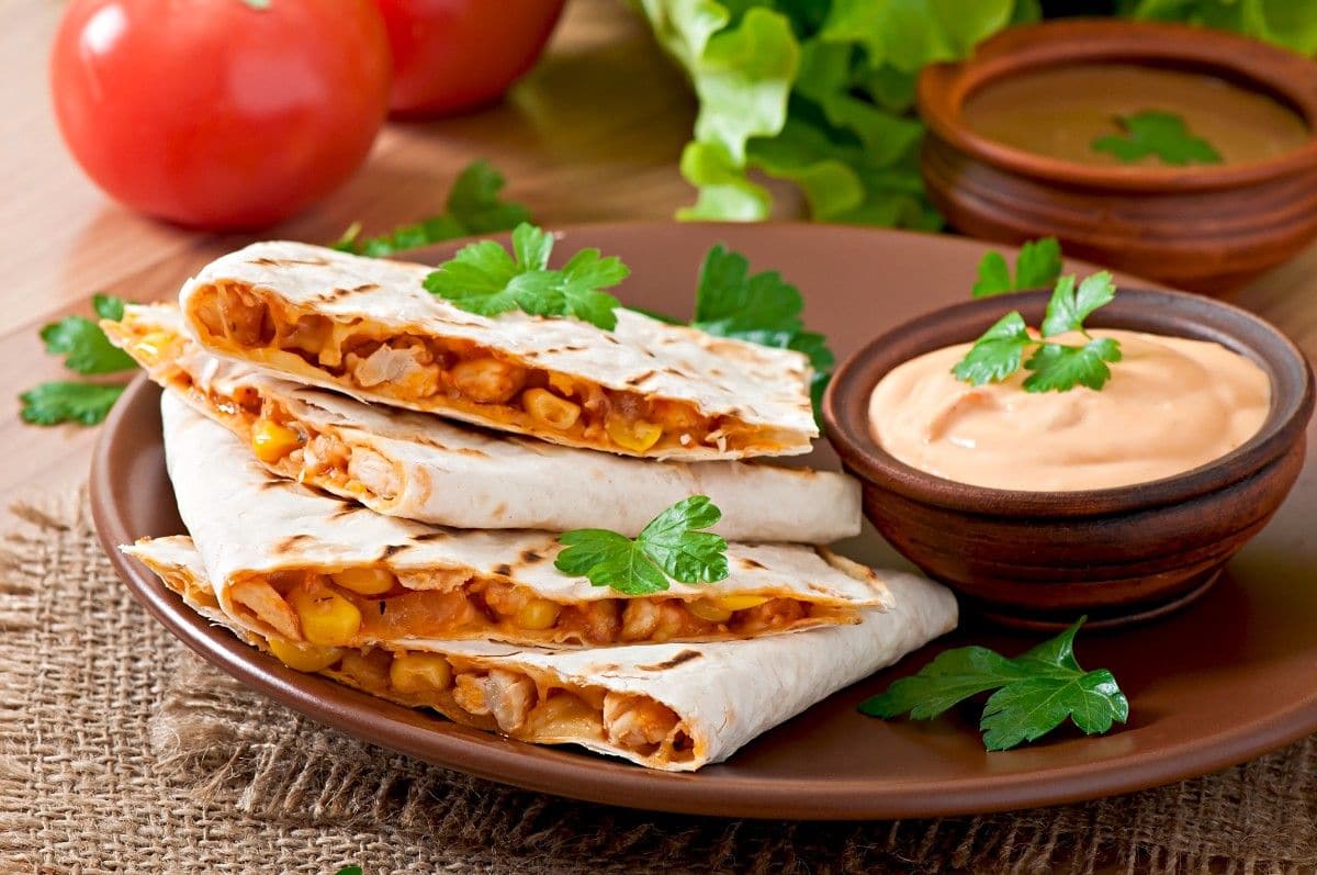 What Are the 25 New Years Party Food Ideas to Try This Year? 5 Sweet Potato Quesadillas