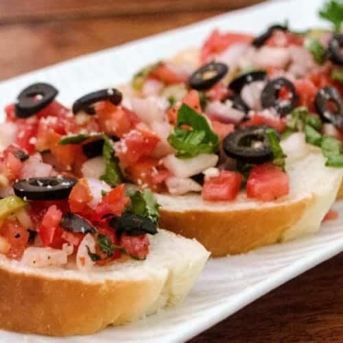 Tomato and Basil Bruschetta