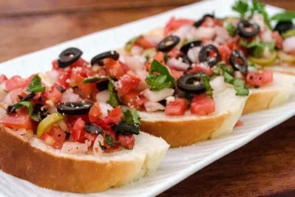 Tomato and Basil Bruschetta