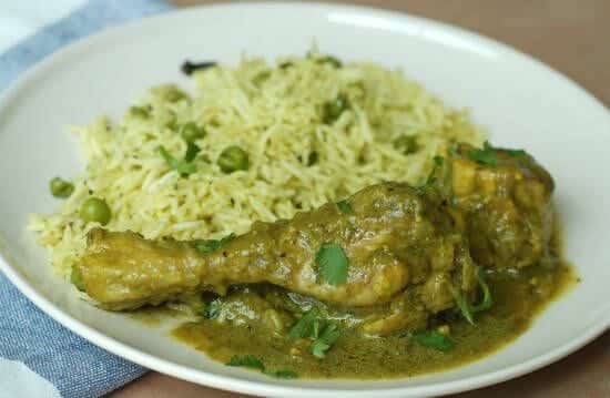 Coriander Chicken Curry