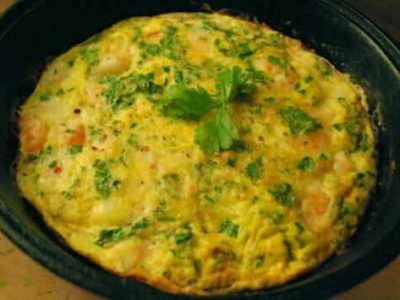 Shrimp Frittata