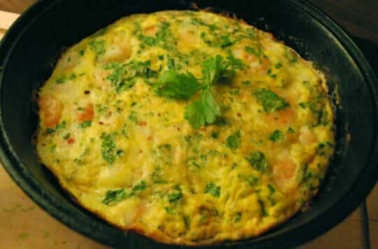 Shrimp Frittata