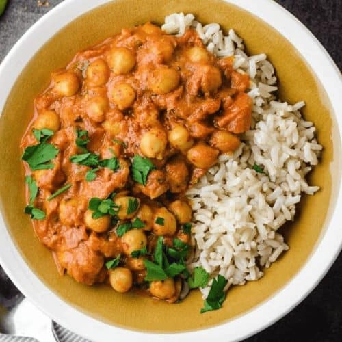 Thai Coconut Curry with Chickpeas