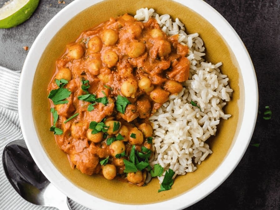 Thai Coconut Curry with Chickpeas