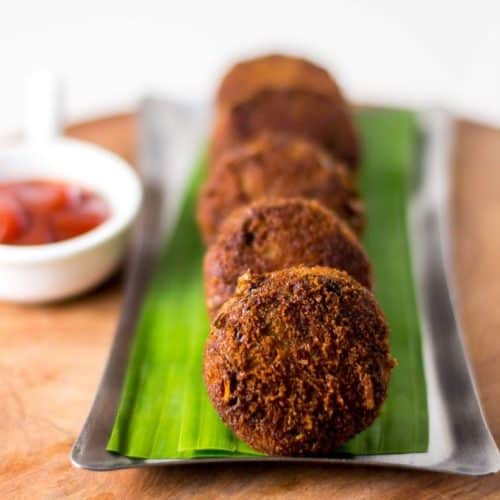 Vazhaipoo Cutlet (Banana Flower Cutlet) 1 Vazhaipoo Cutlet Banana Flower Cutlet